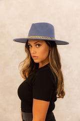 THE JOANNE HAT- POWDER BLUE