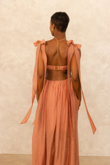 DOLCE VITA DRESS- CINNAMON ROSE